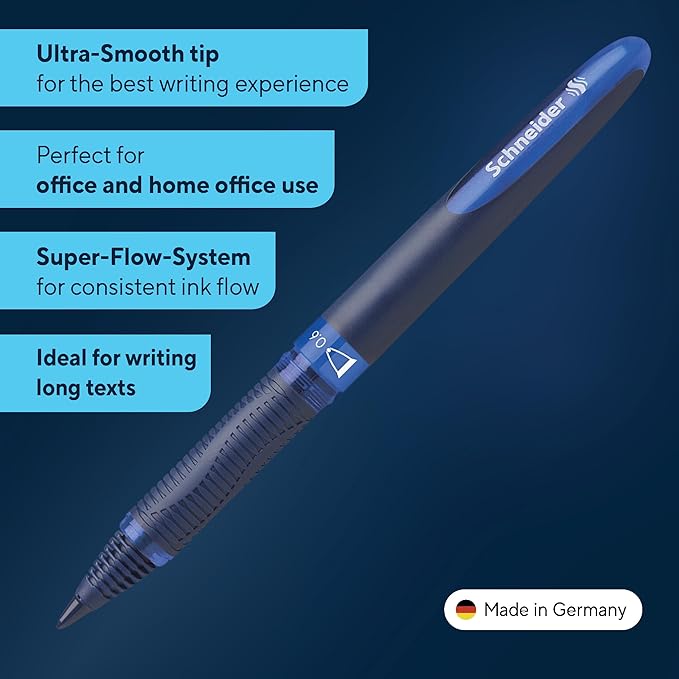 Schneider One Business Rollerball Pen – 0.6mm Waterproof Document Ink