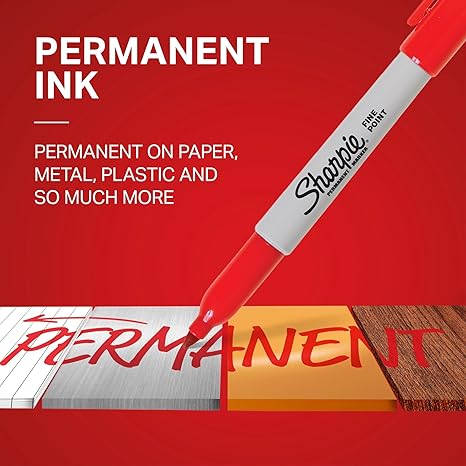 Sharpie 30002 Fine Point Permanent Marker – Red