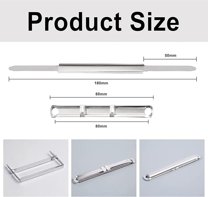 Metal File Fasteners (8cm Spacing / 50mm Prong) – High Capacity Sets