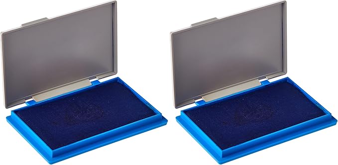 Pelikan Stamp Pad No. 2, Plastic Case – Blue Ink (11x7 cm)
