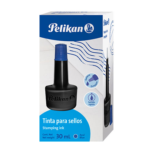 Pelikan 701193 Stamping Ink (Blue) – 30ml Refill Bottle