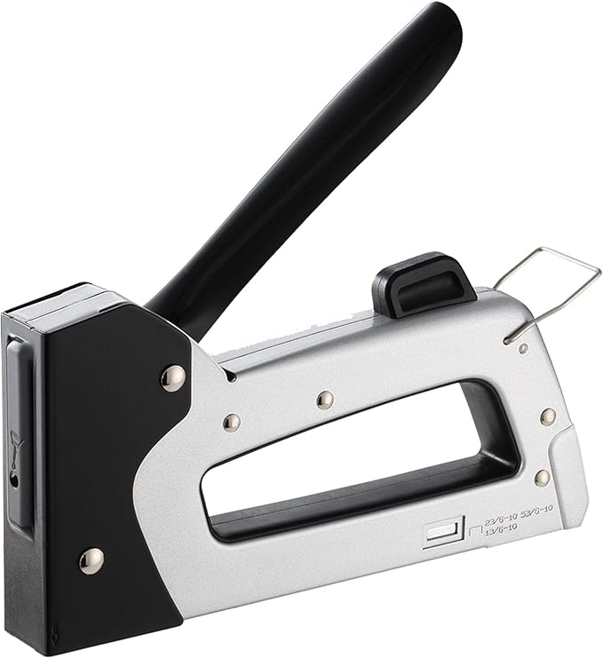 Genmes 18613   Staple Gun Heavy-Duty Metal Tacker – Professional
