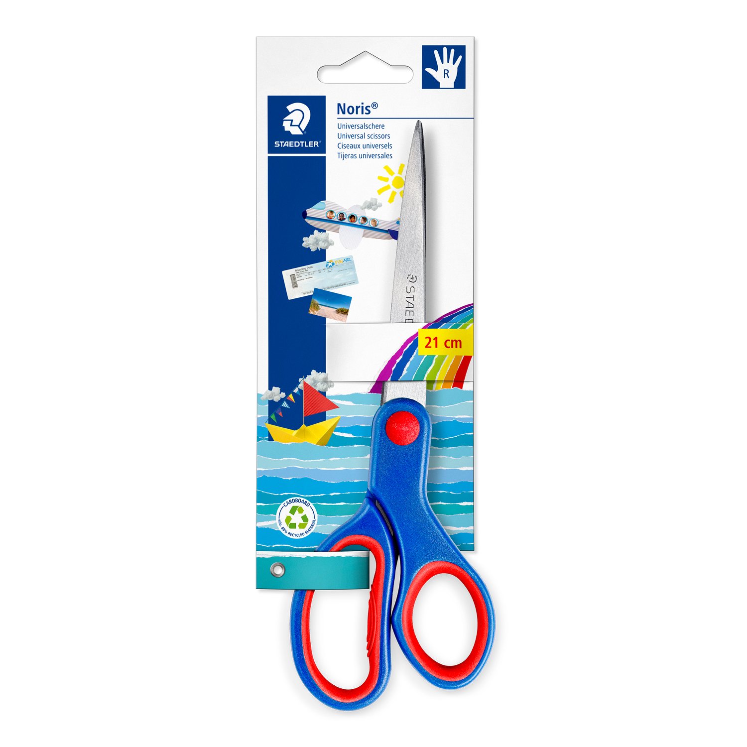 Staedtler Noris 21cm Scissors (Soft Grip)