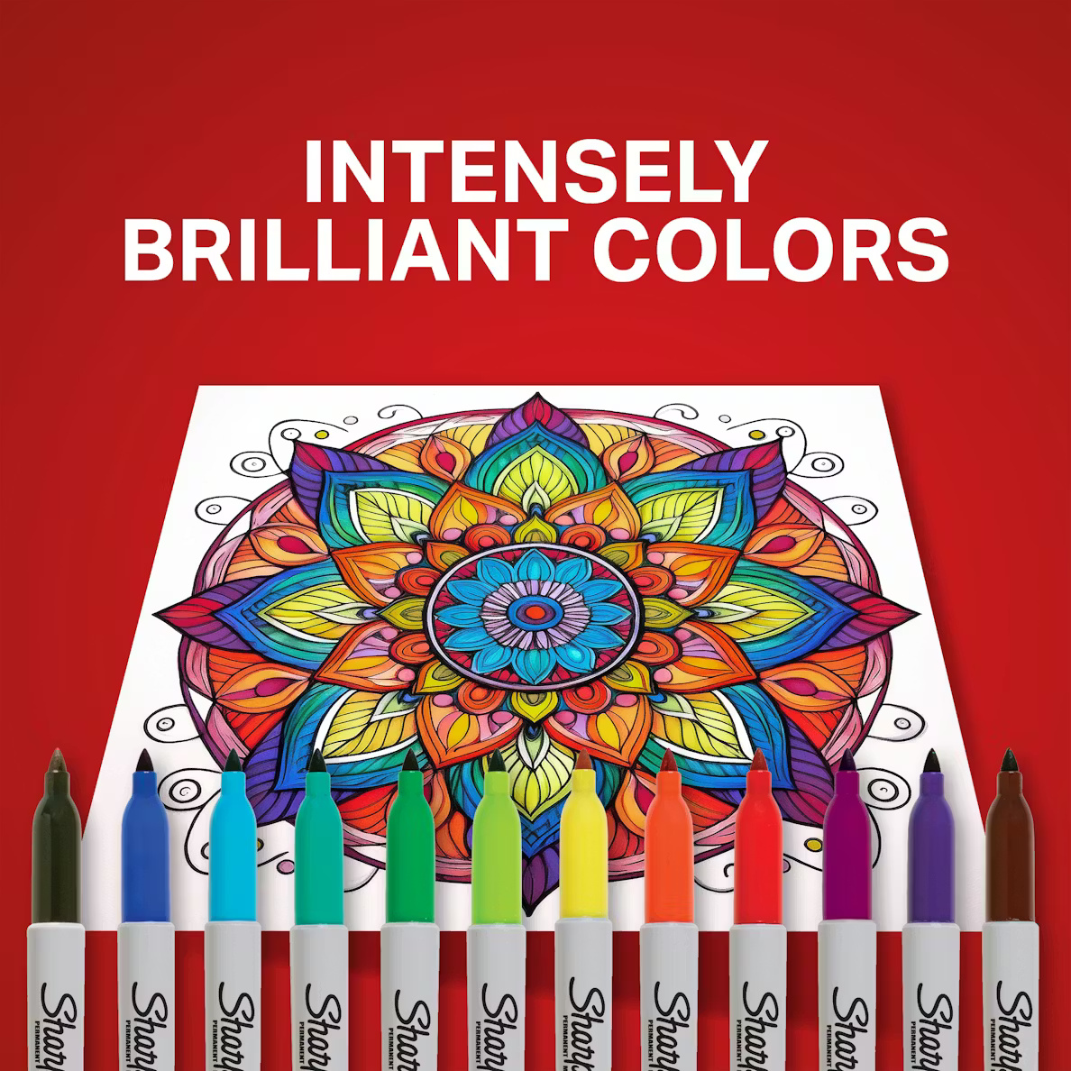 Sharpie Fine Point Permanent Markers (12-Count Box)