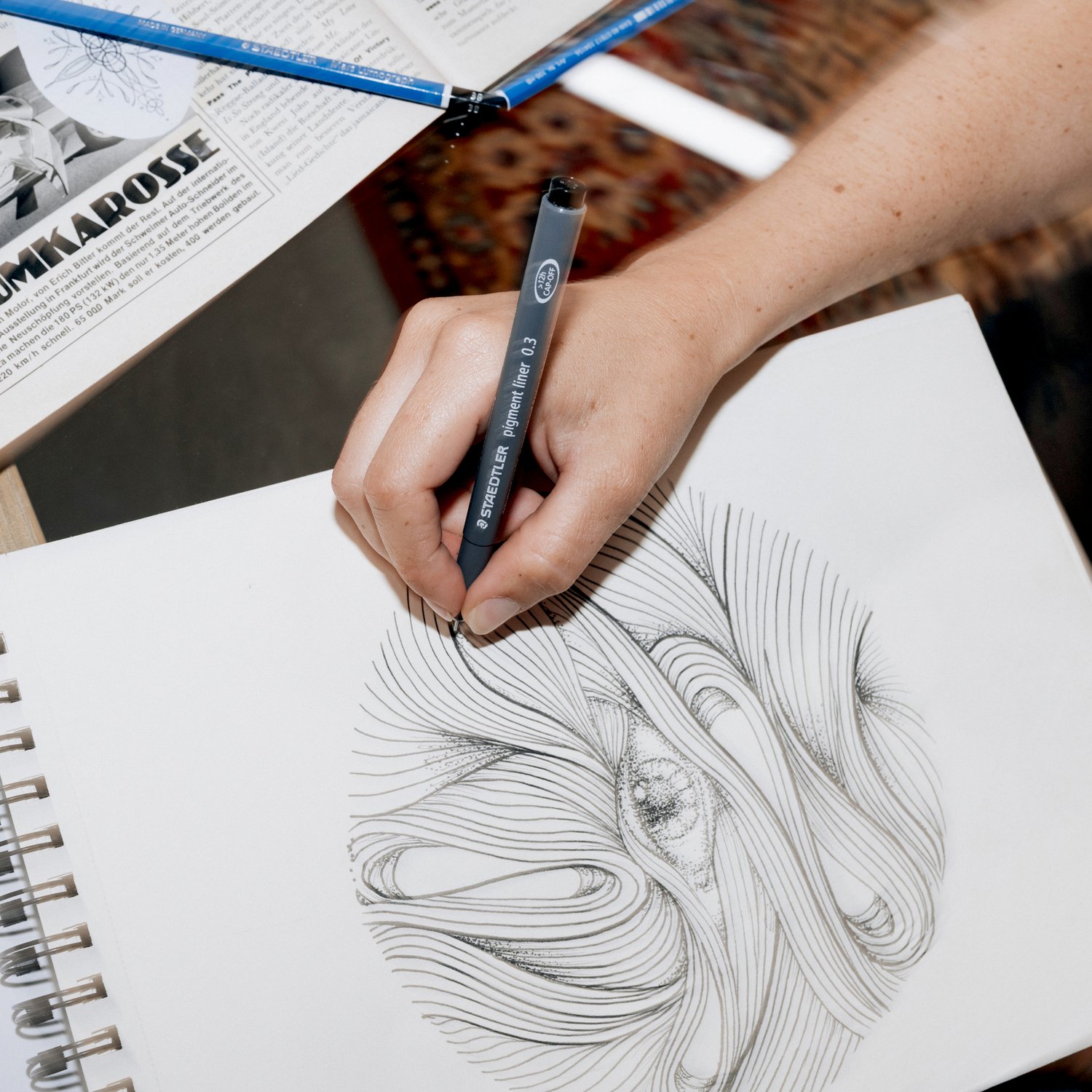 Staedtler 308 Pigment Liner (Black)