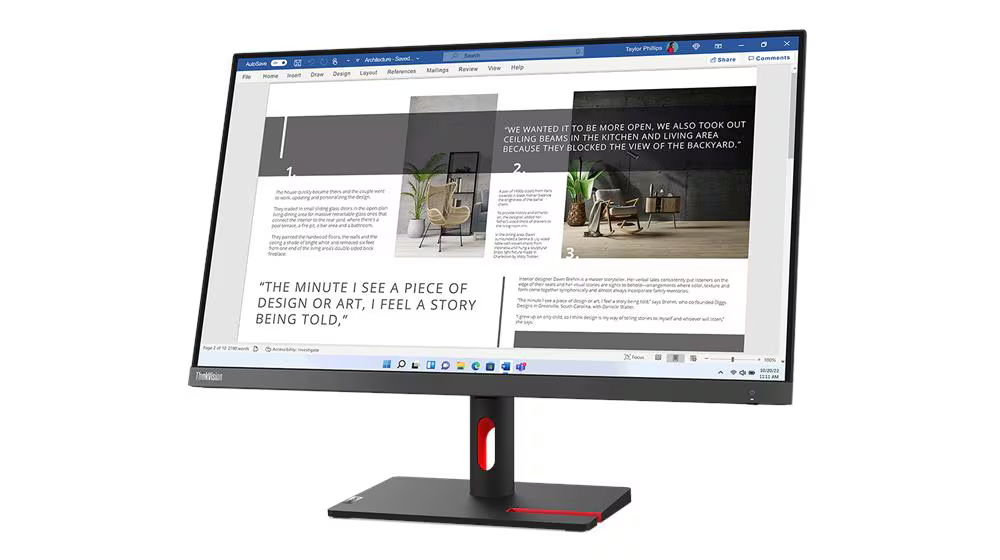 Lenovo ThinkVision S27i-30 – 27" FHD IPS, 100Hz, 4ms, 99% sRGB, Storm Grey
