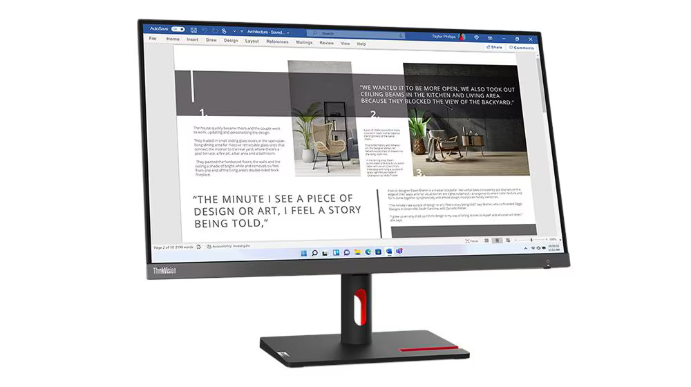 Lenovo ThinkVision S27i-30 – 27" FHD IPS, 100Hz, 4ms, 99% sRGB, Storm Grey
