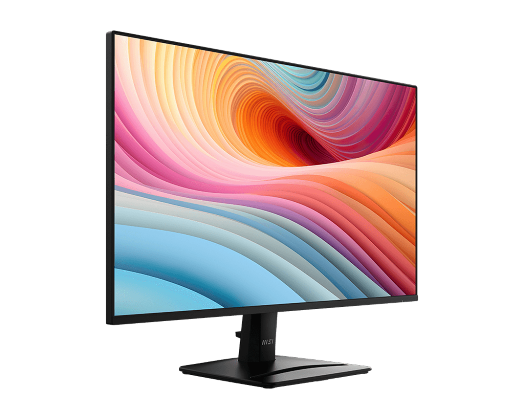 MSI PRO MP275 E2 – 27" FHD IPS, 120Hz, 1ms, 1500:1 Contrast, Built-in Speakers, EyesErgo, Black