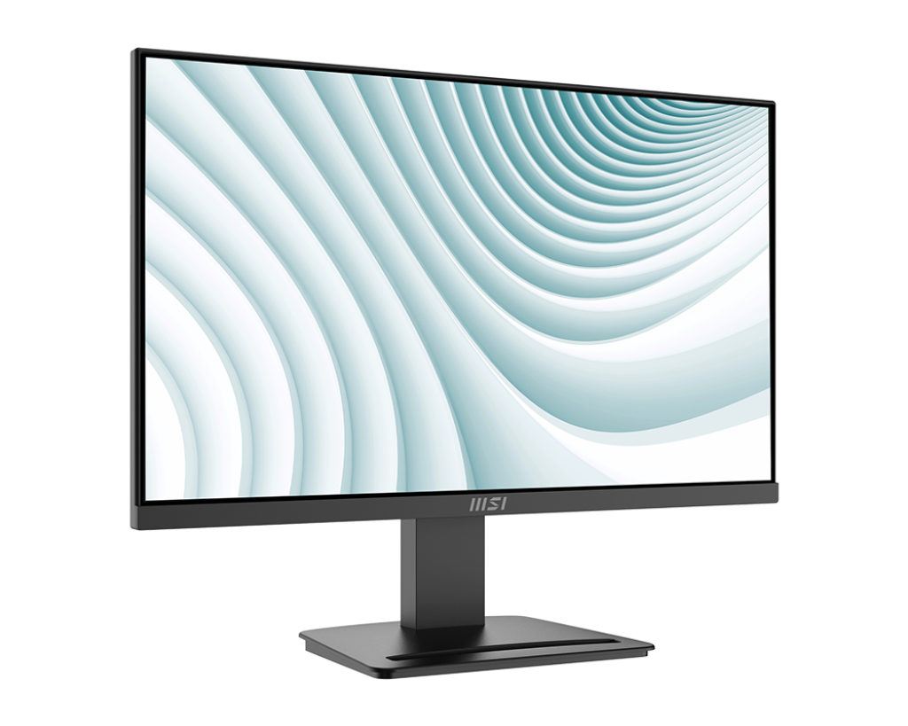 MSI PRO MP2412 – 23.8" FHD, 100Hz, 1ms, VA Panel, EyesErgo, Built-in Speakers, Black