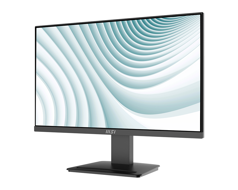 MSI PRO MP2412 – 23.8" FHD, 100Hz, 1ms, VA Panel, EyesErgo, Built-in Speakers, Black