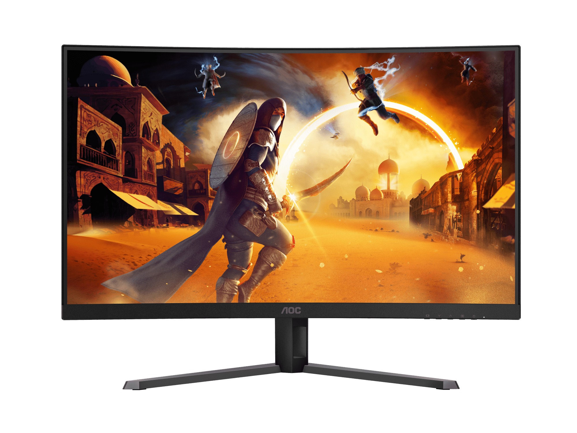 AOC CQ32G4E 31.5" Curved Gaming Monitor – QHD (2560x1440), 180Hz, 0.5ms, VA Panel, Adaptive Sync