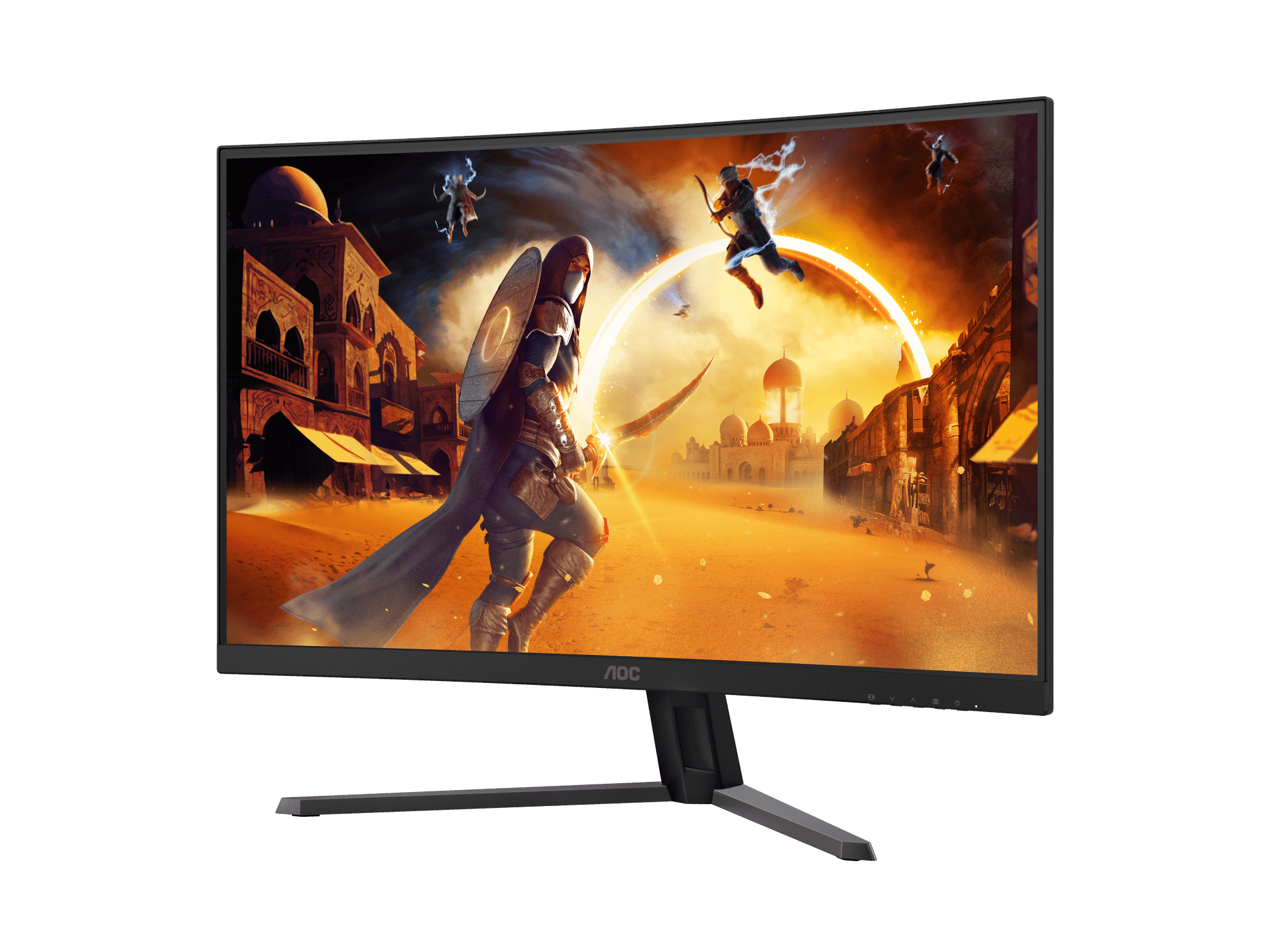 AOC CQ32G4E 31.5" Curved Gaming Monitor – QHD (2560x1440), 180Hz, 0.5ms, VA Panel, Adaptive Sync