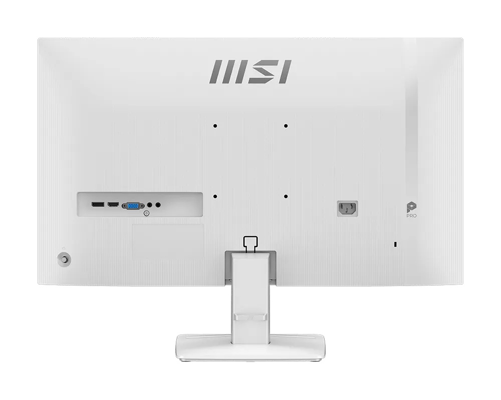 MSI PRO MP275W E2 – 27" FHD IPS, 120Hz, 1ms, 1500:1 Contrast, Built-in Speakers, EyesErgo, White