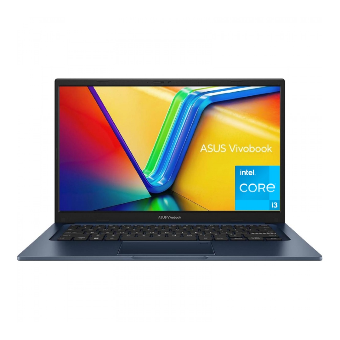 ASUS Vivobook 14 X1404VA 14" FHD Laptop — Intel Core i3-1315U, 8GB RAM, 512GB SSD, Quiet Blue