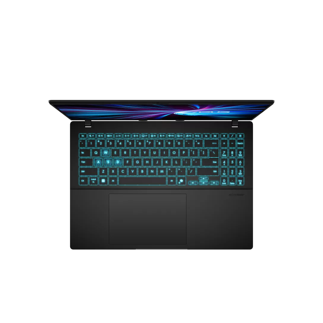 ASUS V16 16" WUXGA 144Hz Gaming Laptop — Intel Core 7 240H, 16GB DDR5 RAM, 1TB SSD, RTX 5060, Matte Black