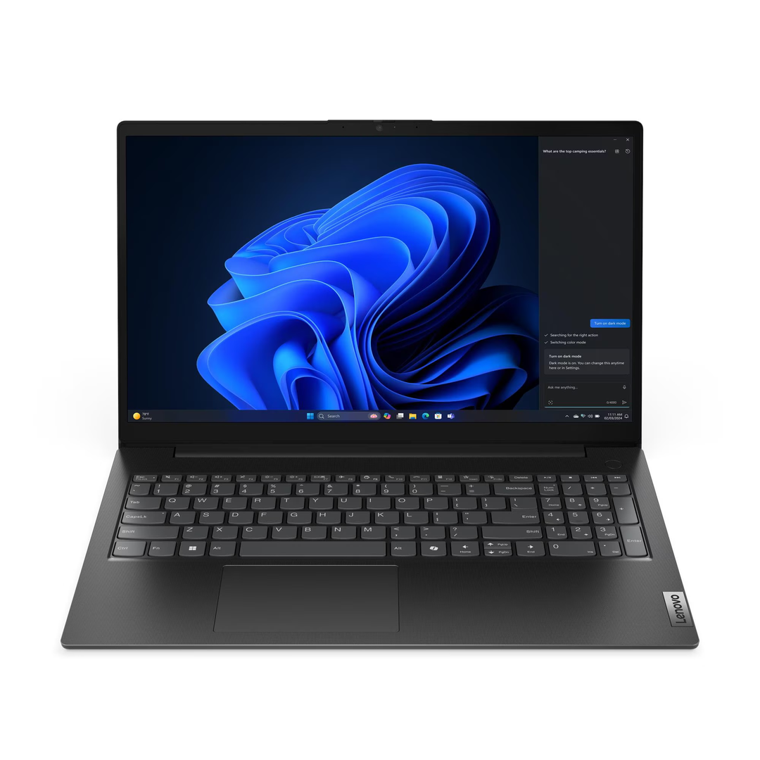 Lenovo V15 G5 IRL 15.6" FHD Business Laptop — Intel Core i3-1315U, 8GB RAM, 512GB SSD, Business Black