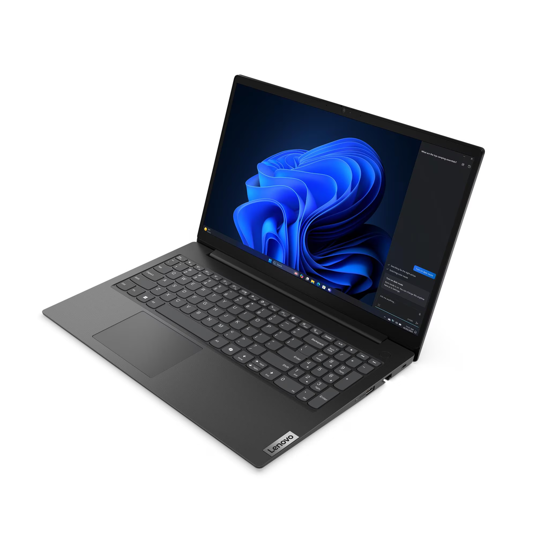 Lenovo V15 G5 IRL 15.6" FHD Business Laptop — Intel Core i3-1315U, 8GB RAM, 512GB SSD, Business Black
